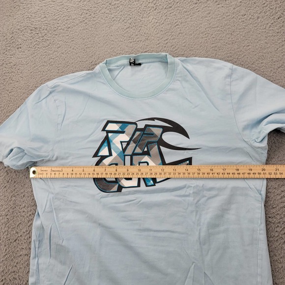 Rip Curl Shirt Mens Medium Blue Beach Ocean Surfing Crew Neck Short Sleeve Tee - Picture 13 of 14